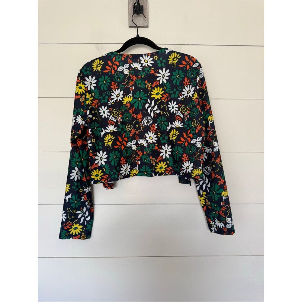 Emery Rose Women’s Large Open Floral Cardigan New - Picture 4 of 5